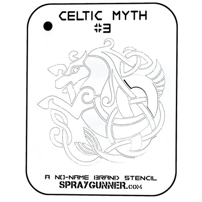 NO-NAME Brand Celtic Myth Stencil #3 NO-NAME brand