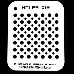 NO-NAME Brand Holes Stencil #12 - SprayGunner