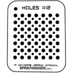 NO-NAME Brand Holes Stencil #12 - SprayGunner