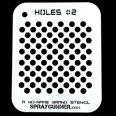 Startairbrush, NO-NAME Brand Holes Stencil #2
