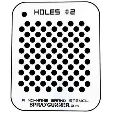 NO-NAME Brand Holes Stencil #2 - Startairbrush