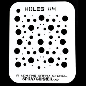 NO-NAME Brand Holes Stencil #4 - SprayGunner