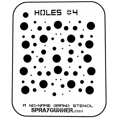 NO-NAME Brand Holes Stencil #4 - startairbrush