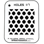 NO-NAME Brand Holes Stencil #7 - SprayGunner