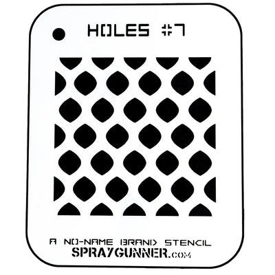 NO-NAME Brand Holes Stencil #7 - airbrush candy paint