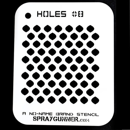 Stencil #8: NO-NAME Brand Holes startairbrush