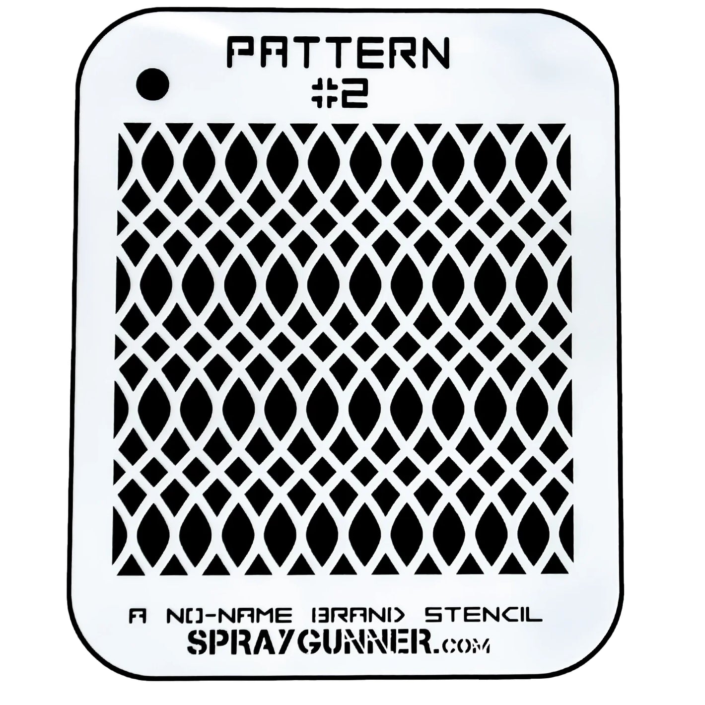 NO-NAME Brand Pattern Stencil #2 - SprayGunner