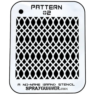 NO-NAME Brand Pattern Stencil #2 - start-airbrush