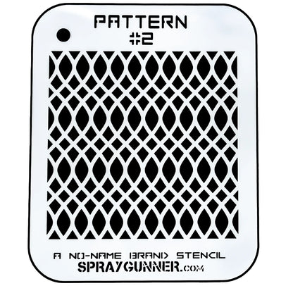 NO-NAME Brand Pattern Stencil #2 - SprayGunner