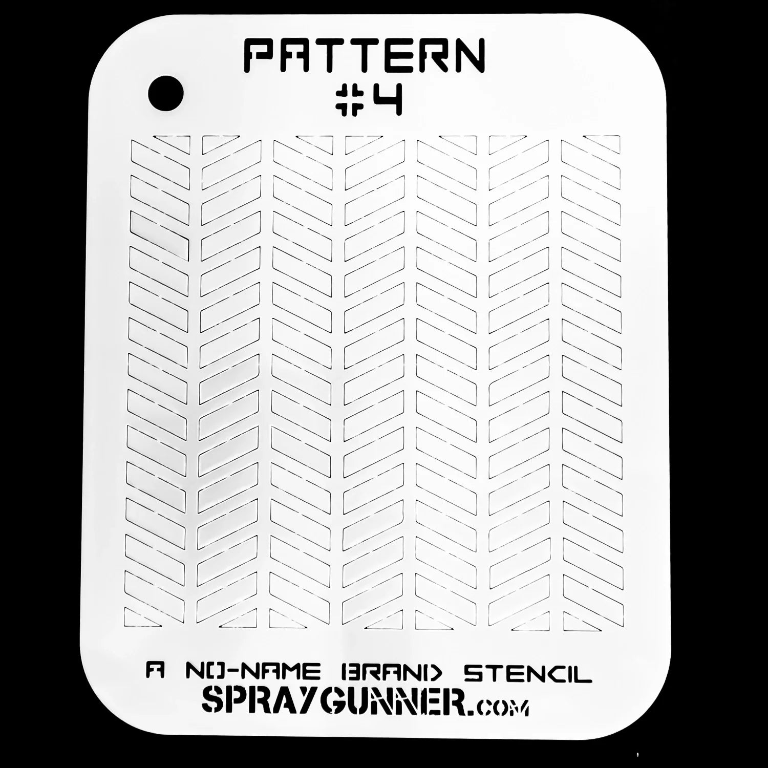 NO-NAME Brand Pattern Stencil #4 - SprayGunner