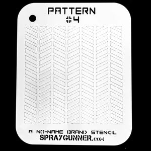 NO-NAME Brand Pattern Stencil #4 - SprayGunner