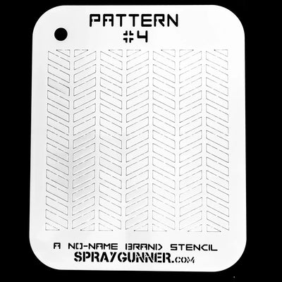 NO-NAME Brand Pattern Stencil #4 - SprayGunner