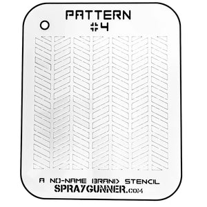 NO-NAME Brand Pattern Stencil #4 - SprayGunner