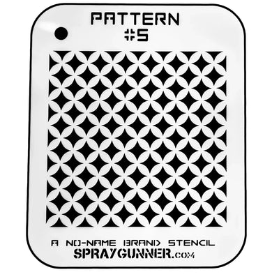 NO-NAME Brand Pattern Stencil #5 - start-airbrush