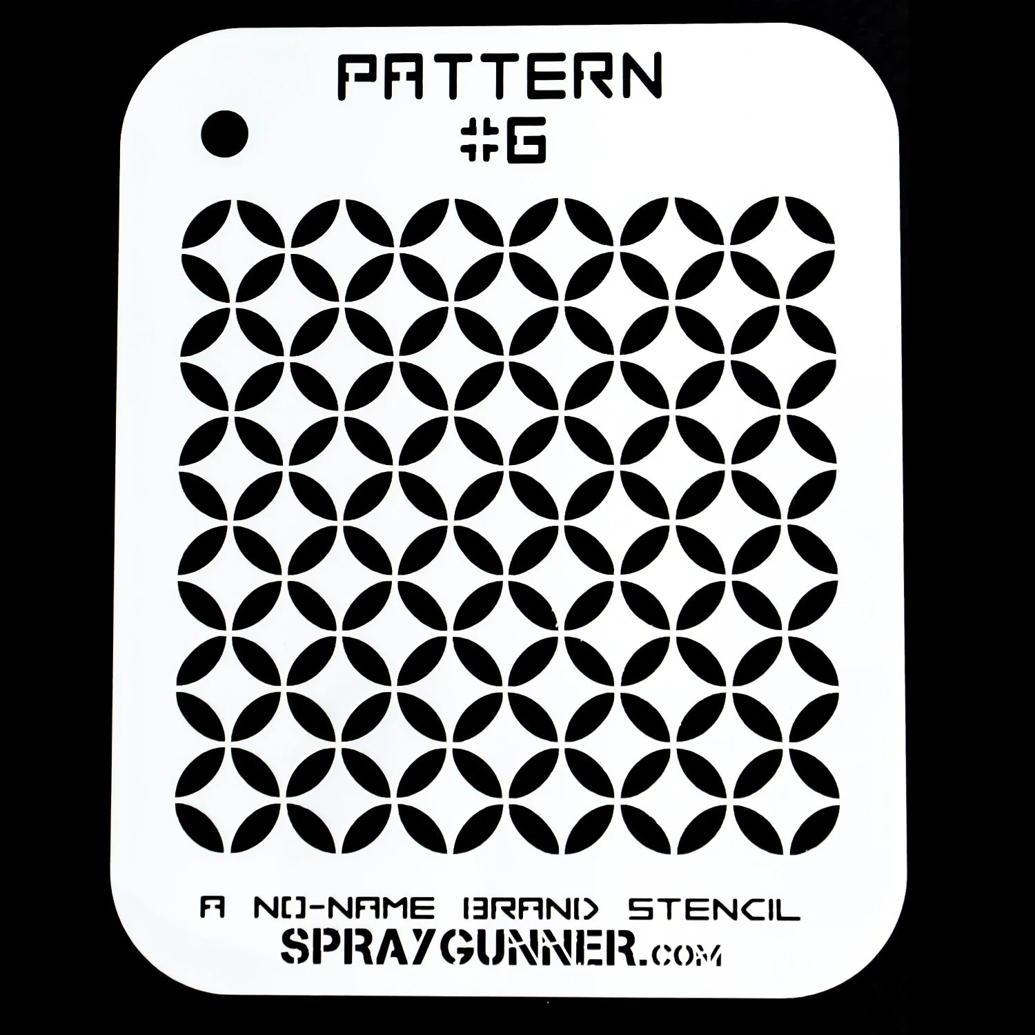 NO-NAME Brand Pattern Stencil #6 - SprayGunner