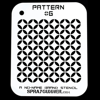 NO-NAME start-airbrush Brand Pattern Stencil #6