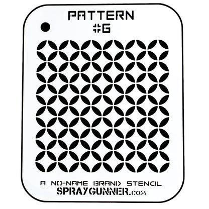 NO-NAME Brand Pattern Stencil #6 - SprayGunner