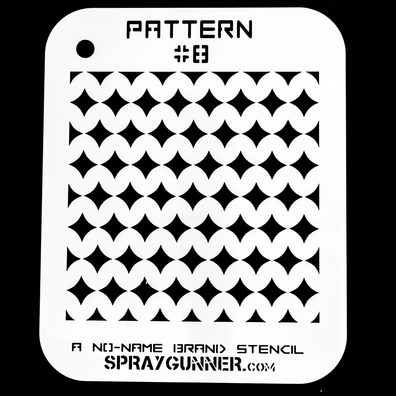 NO-NAME Brand Pattern Stencil #8 - SprayGunner