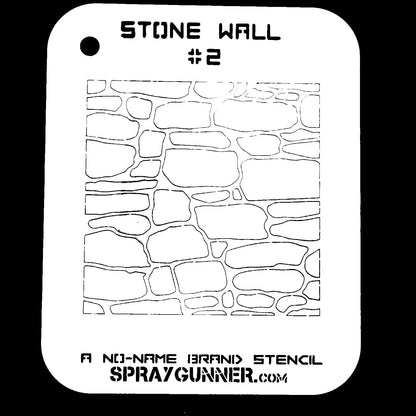 Stone Wall Stencil #2, NO-NAME Brand: start-airbrush