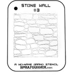 NO-NAME Brand Stone Wall Stencil #3 - SprayGunner