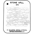 NO-NAME Brand Stone Wall Stencil #4 - SprayGunner