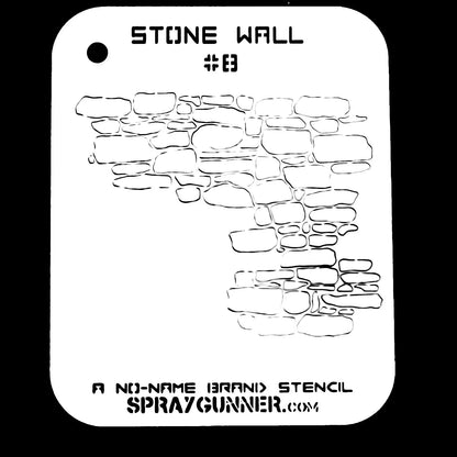 start-airbrush Stone Wall Stencil #8: NO-NAME Brand