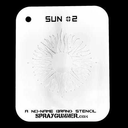 Sun Stencil #2 – NO-NAME Brand Precision Airbrush Stencil NO-NAME brand