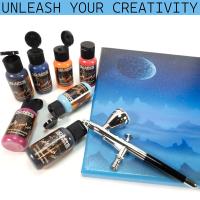 One ounce of Simply Airbrush Paint Paynes Gray by NO-NAME Brand