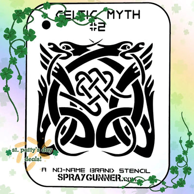 NO-NAME Brand Celtic Myth Stencil #2 NO-NAME brand